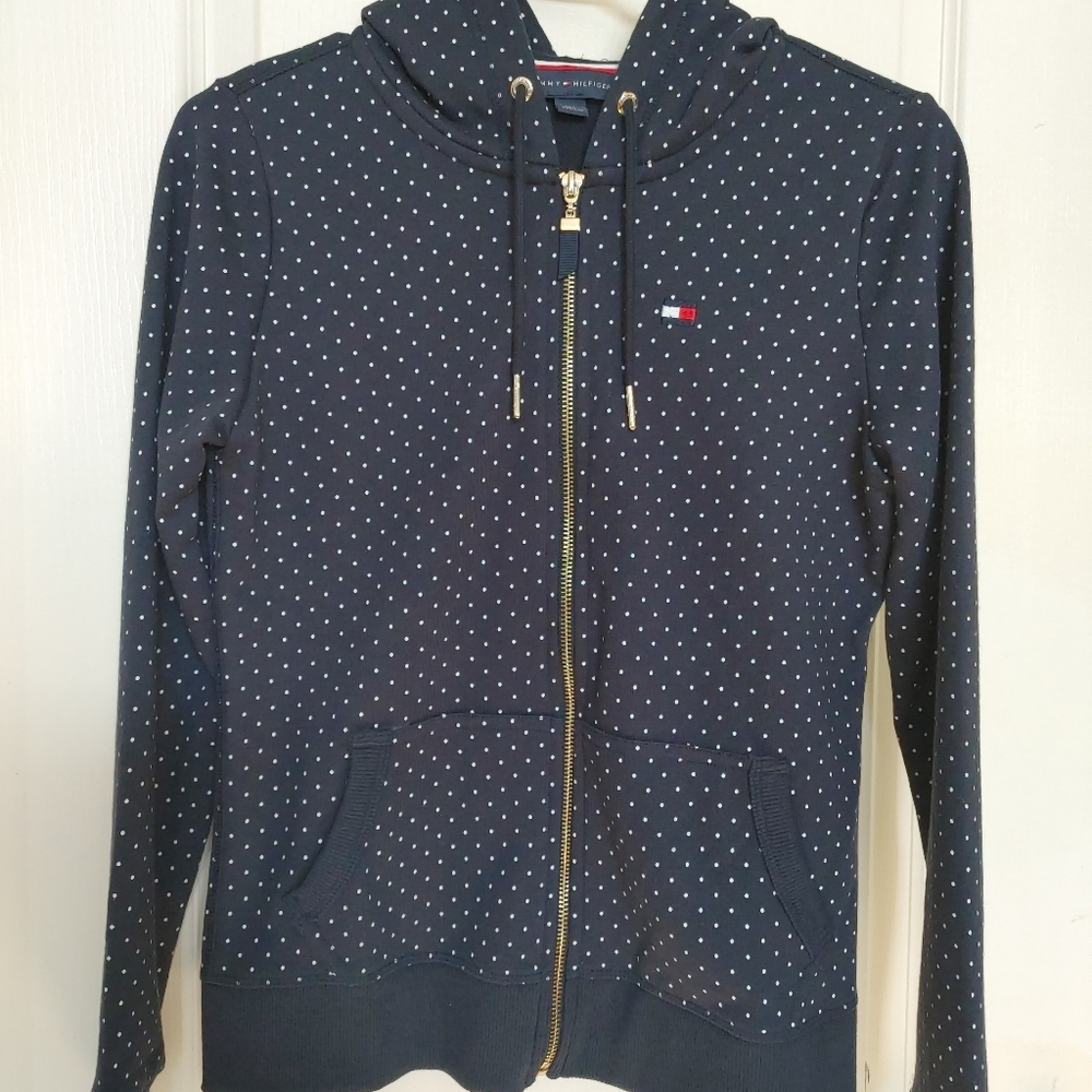 Tommy Hilfiger Zip- up hoody, pxs, navy blue,